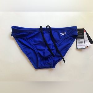 Speedo solar swim brief - Turkish blue - 32” waist, 1” sides, NWT